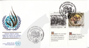 OSN Vídeň FDC 0096 / 0097 ● - 1989